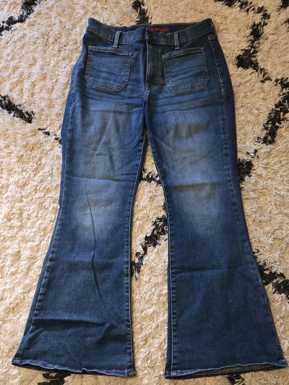 Lucky Brand Stevie High Rise Flare Dark Blue Jeans 10/30A